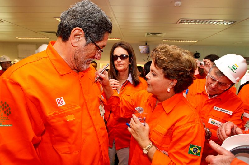 José Sérgio Gabrielli e Dilma Rousseff