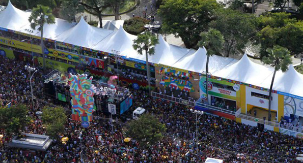 Confusão teria acontecido num camarote da folia baiana Confusão teria acontecido num camarote da folia baiana