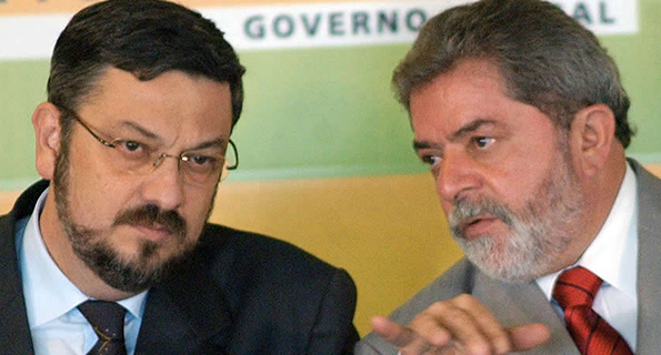 Lula e Antônio Palocci 