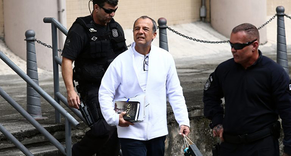 O ex-governador do Rio de Janeiro Sérgio Cabral O ex-governador do Rio de Janeiro Sérgio Cabral