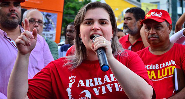 A deputada federal Marília Arraes (PT),