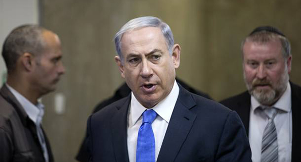 O premiê interino de Israel, Binyamin Netanyahu