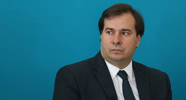 O presidente da Câmara dos Deputados, Rodrigo Maia (DEM-RJ)