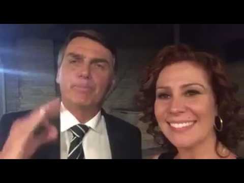 Jair Bolsonaro e Carla Zambelli Jair Bolsonaro e Carla Zambelli