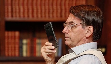 O presidente Jair Bolsonaro O presidente Jair Bolsonaro