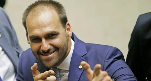 Eduardo Bolsonaro (PSL-SP) e aliados querem habeas corpus contra o prefeito Ricardo Nunes (MDB-SP)