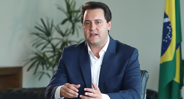 O governador do Paraná, Ratinho Junior (PSD)