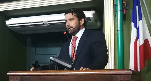 O líder do governo na Câmara Municipal de Salvador (CMS), Paulo Magalhães Jr (DEM)