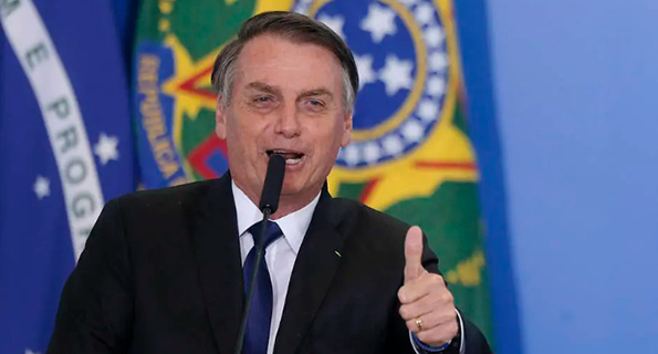 O presidente Jair Bolsonaro O presidente Jair Bolsonaro