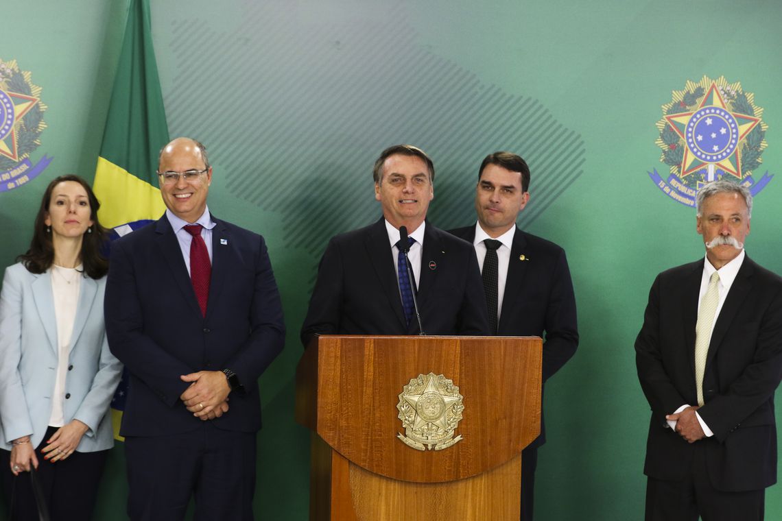 Wilson Witzel e Jair Bolsonaro