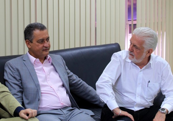 Governador Rui Costa e senador Jaques Wagner