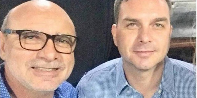 Fabrício Queiroz e Flávio Bolsonaro