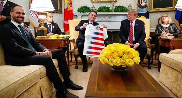 Bolsonaro e Trump na Casa Branca Bolsonaro e Trump na Casa Branca