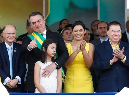 Presdiente da República, Jair Bolsonaro, durante  desfile Cívico por ocasião do Dia da Pátria
