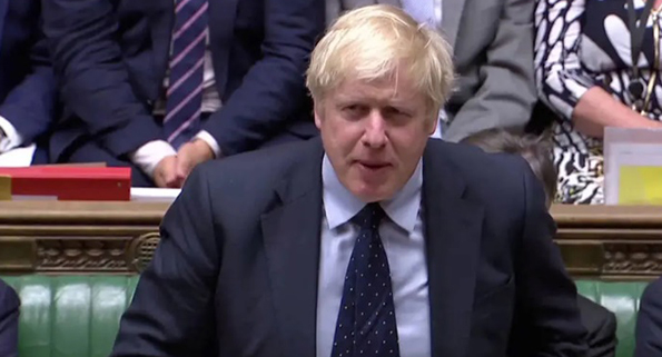 O primeiro-ministro da Inglaterra, Boris Johnson